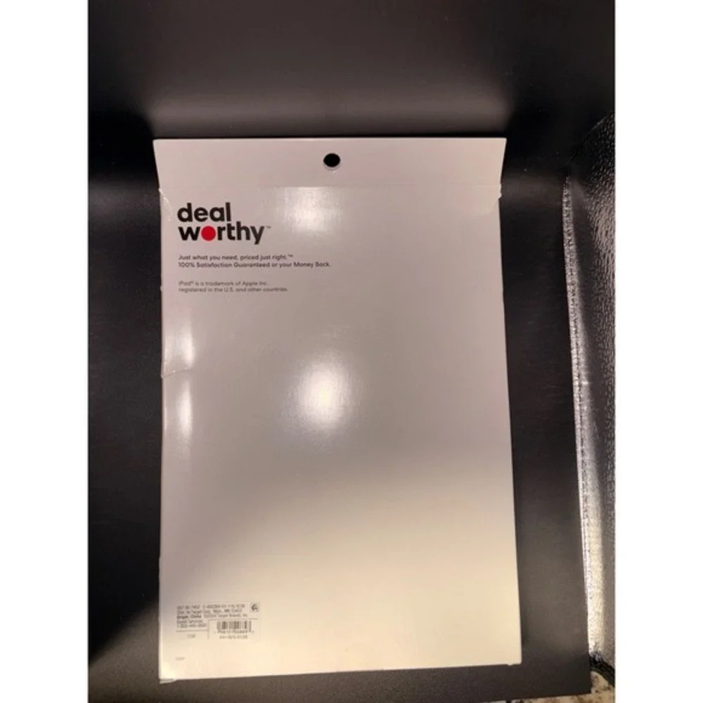 Deal Worthy 10.2 inch iPad 9th Gen Screen Protector 9H Hardness Clear Finish